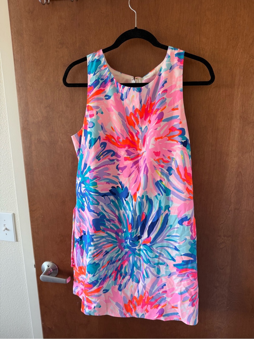 Lilly Pulitzer Donna Romper Pink Blue Floral Size 12